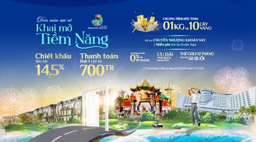 Sân golf trên biển đầu tiên tại dự án Dragon Ocean Đồ Sơn sắp khai trương