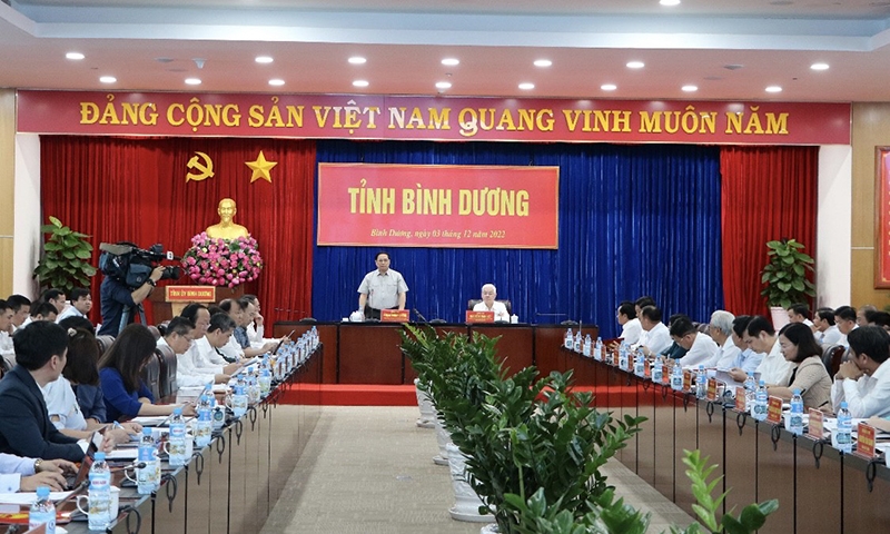 Thủ tướng Phạm Minh Chính: Bình Dương cần phát triển nhanh và bao trùm