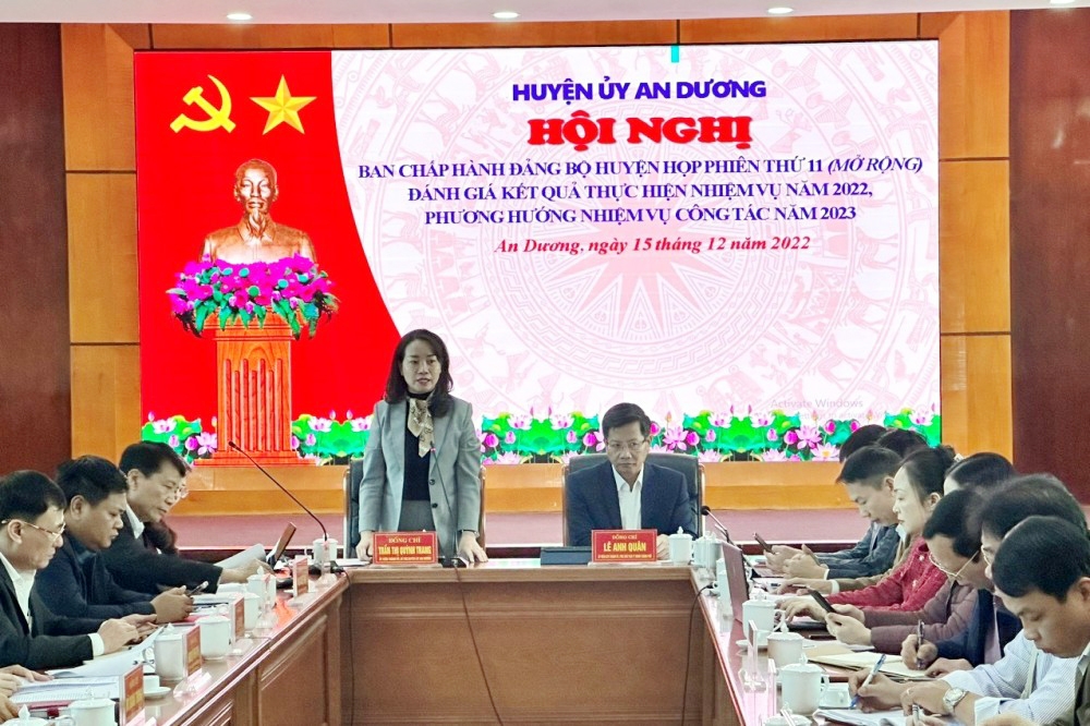 An Dương (Hải Phòng): Hoàn thành và vượt mức kế hoạch 18 chỉ tiêu kinh tế - xã hội năm 2022