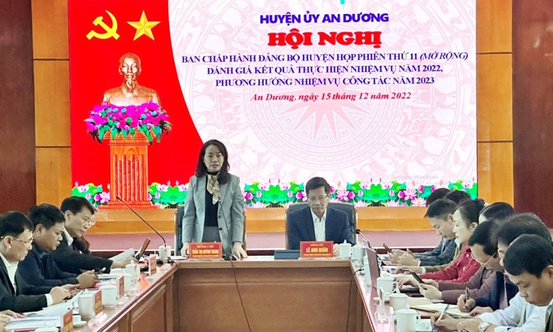 An Dương (Hải Phòng): Hoàn thành và vượt mức kế hoạch 18 chỉ tiêu kinh tế - xã hội năm 2022