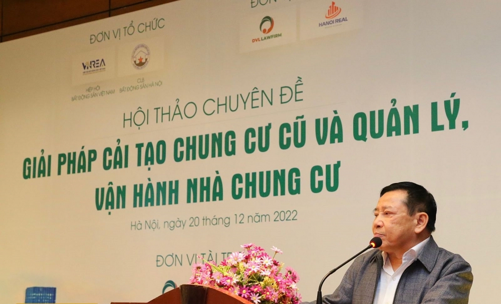 Hội thảo chuyên đề “Giải pháp cải tạo chung cư cũ và quản lý, vận hành nhà chung cư”