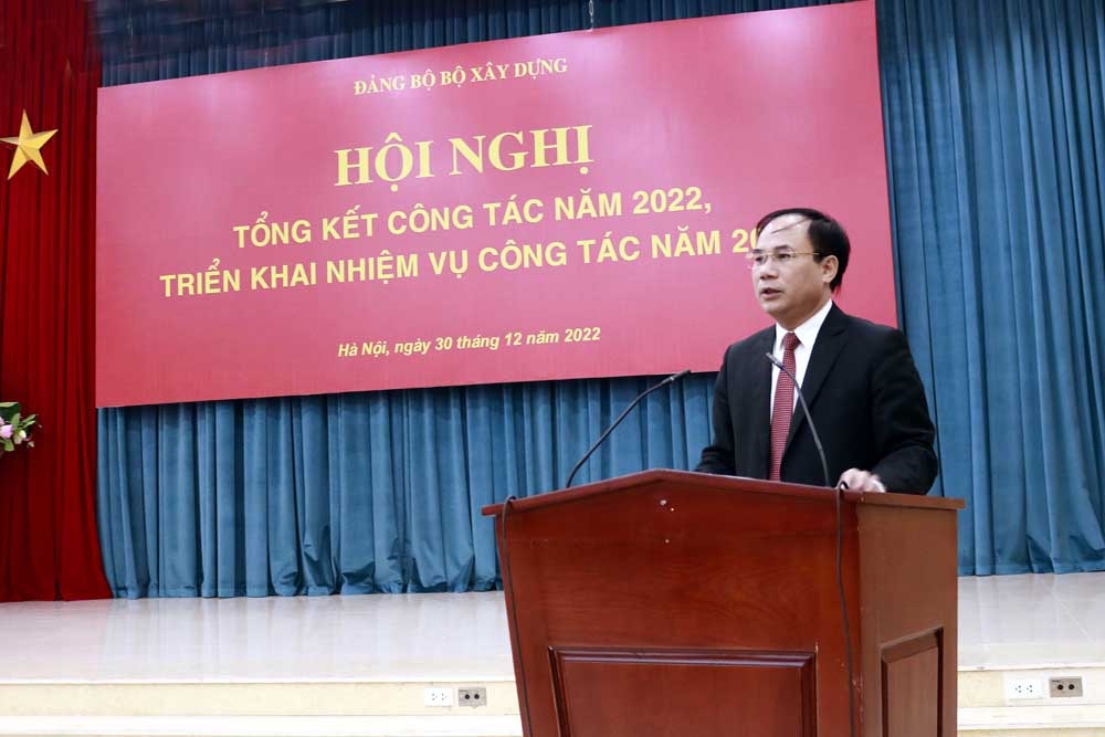 Đảng bộ Bộ Xây dựng triển khai nhiệm vụ công tác Đảng năm 2023