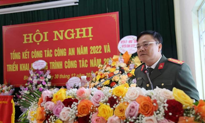 Vĩnh Phúc: Công an huyện Bình Xuyên tổng kết công tác năm 2022 và triển khai công tác năm 2023