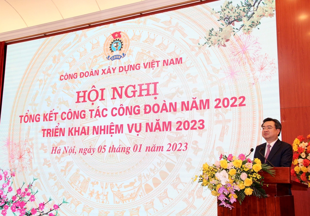 Công đoàn Xây dựng Việt Nam: Tổng kết công tác năm 2022 và triển khai nhiệm vụ năm 2023