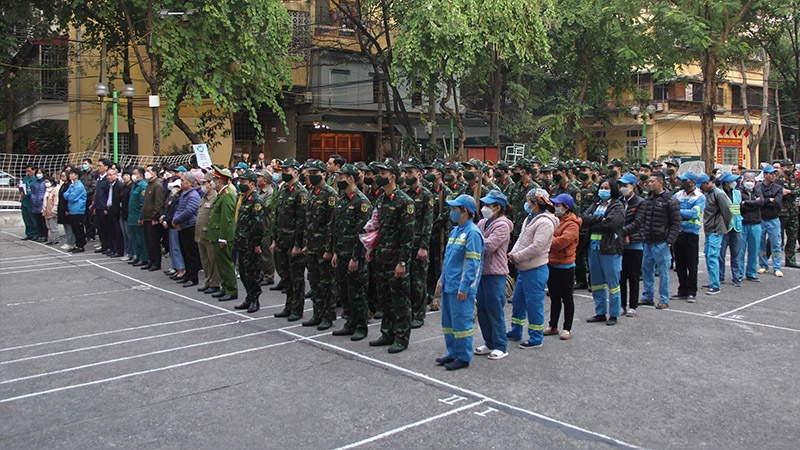 Vĩnh Phúc (Ba Đình): Ra quân tổng vệ sinh môi trường dịp Tết Nguyên đán 2023