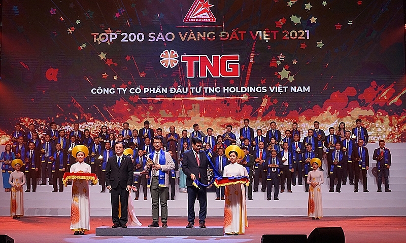 TNG Holdings Vietnam bội thu giải thưởng tại Sao Vàng Đất Việt 2021