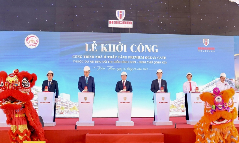 Ninh Thuận: Khởi công khu nhà ở thấp tầng Premium Ocean Gate