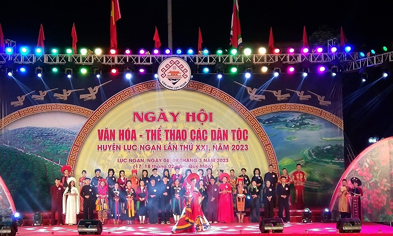 Lục Ngạn (Bắc Giang): Tưng bừng ngày hội Văn hoá - Thể thao các dân tộc