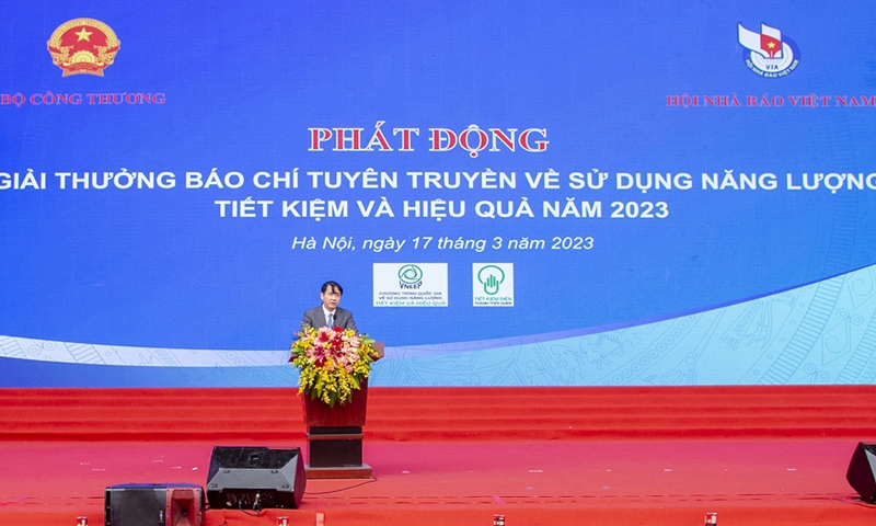 Phát động Giải thưởng Báo chí tuyên truyền về sử dụng năng lượng tiết kiệm và hiệu quả năm 2023