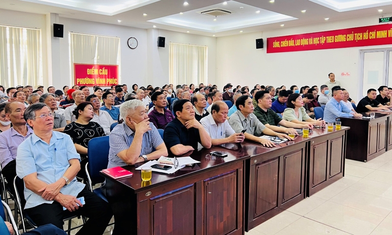 Vĩnh Phúc (Ba Đình): Tuyên truyền, nâng cao ý thức của người dân về an toàn phòng cháy chữa cháy