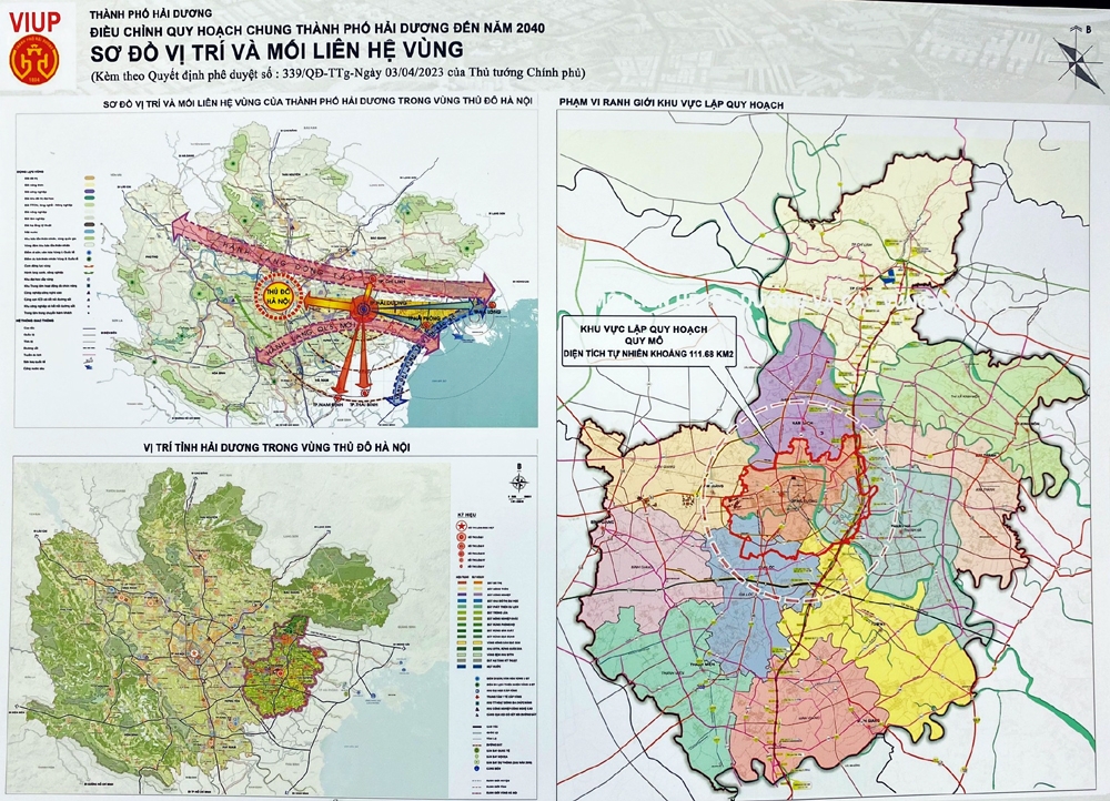 Công bố Điều chỉnh quy hoạch chung thành phố Hải Dương đến năm 2040