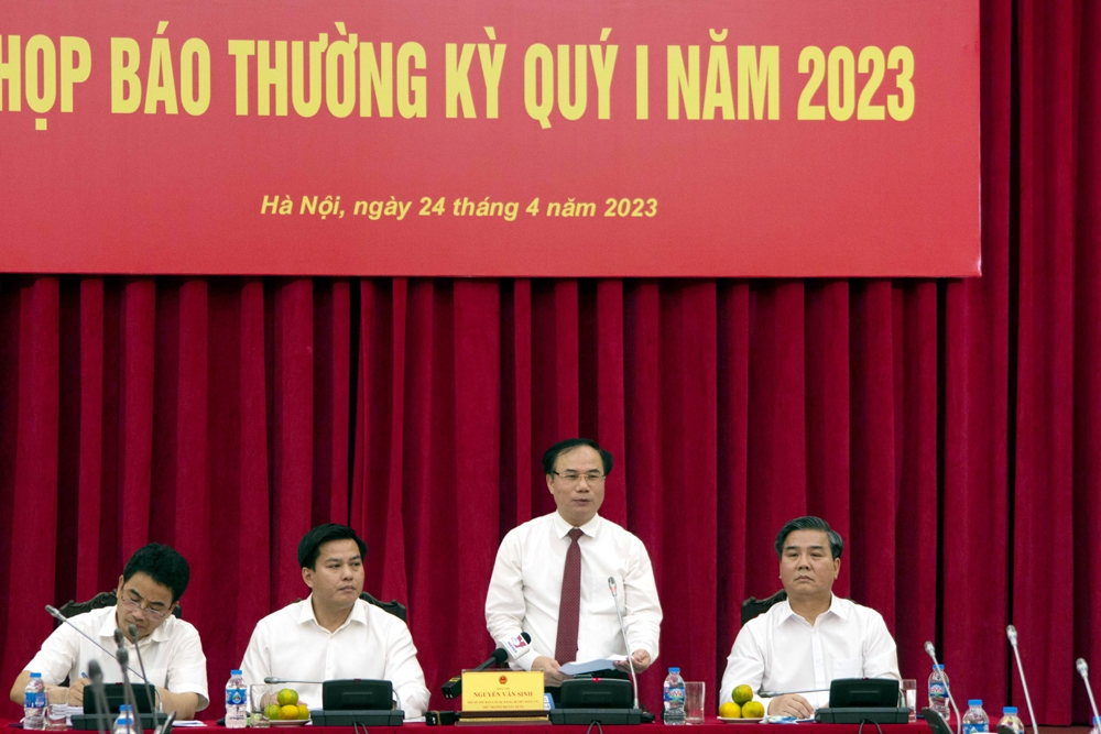 Bộ Xây dựng họp báo thường kỳ Quý I năm 2023