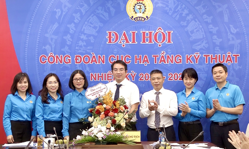 Cục Hạ tầng kỹ thuật tổ chức thành công Đại hội Công đoàn nhiệm kỳ 2023-2028