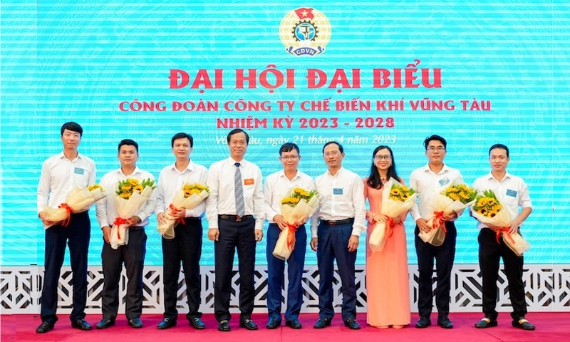 Đại hội công đoàn Công ty Chế biến Khí Vũng Tàu nhiệm kỳ 2023-2028 thành công tốt đẹp