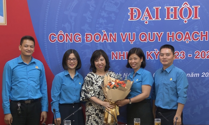 Đại hội Công đoàn Vụ Quy hoạch – Kiến trúc nhiệm kỳ 2023 – 2028 thành công tốt đẹp