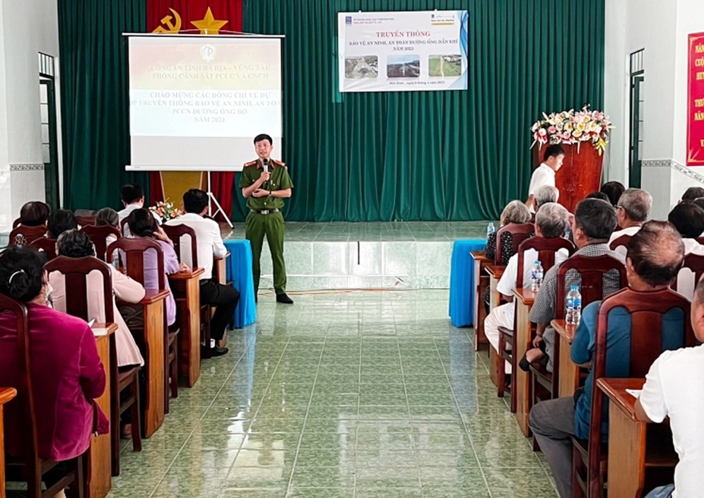 Truyền thông bảo đảm an ninh, an toàn đường ống khí tại Bà Rịa – Vũng Tàu