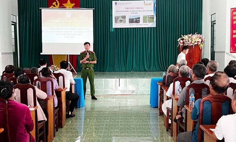 Truyền thông bảo đảm an ninh, an toàn đường ống khí tại Bà Rịa – Vũng Tàu