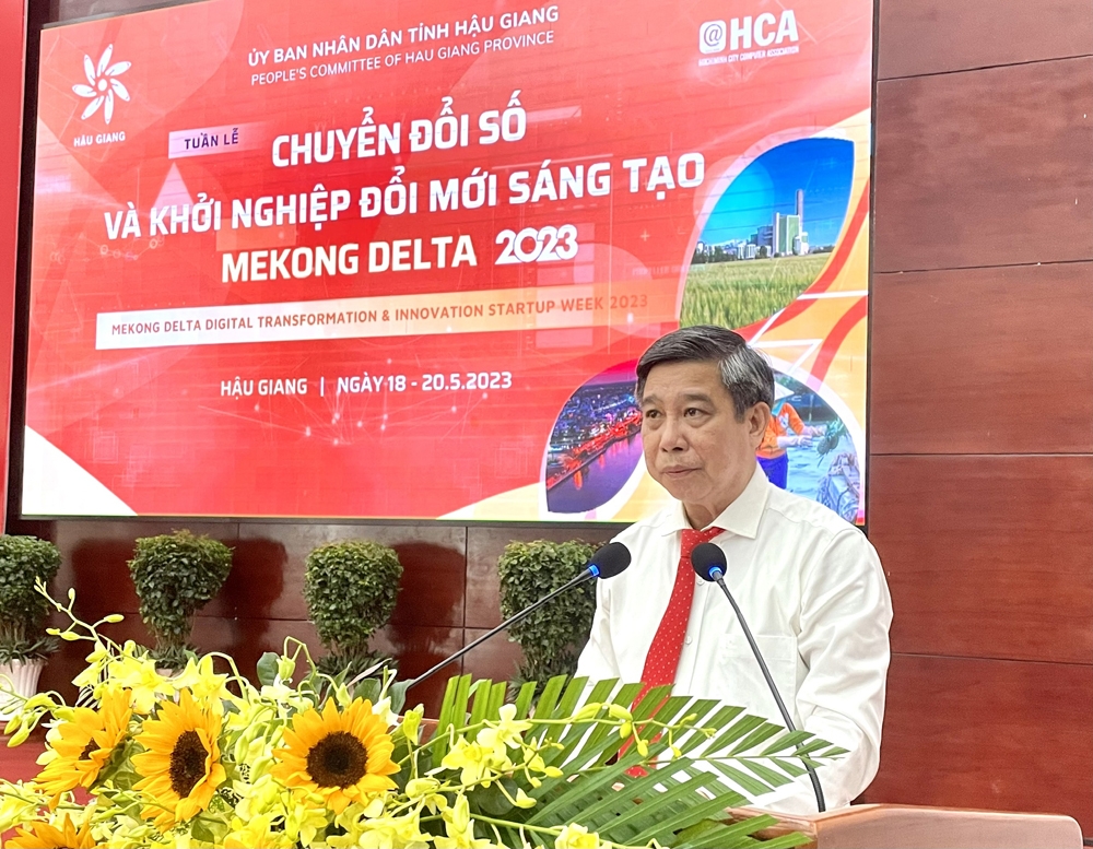 Hậu Giang: Khai mạc Tuần lễ chuyển đổi số và Khởi nghiệp đổi mới sáng tạo Mekong Delta 2023