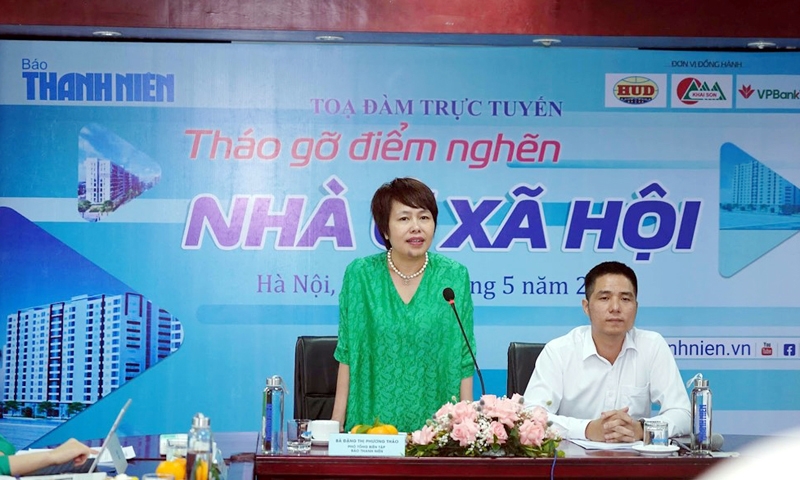 Tọa đàm trực tuyến “Tháo gỡ điểm nghẽn nhà ở xã hội”