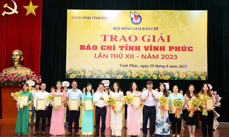 Vĩnh Phúc: 35 tác phẩm xuất sắc được trao Giải báo chí tỉnh năm 2023