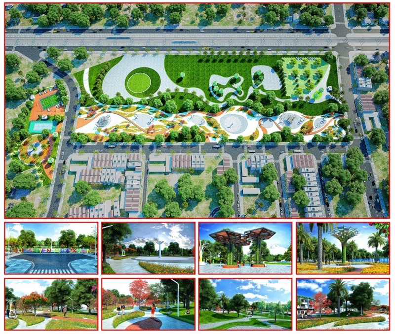 Phổ Yên (Thái Nguyên): Sẽ xây dựng 2 công viên cây xanh trong năm 2023