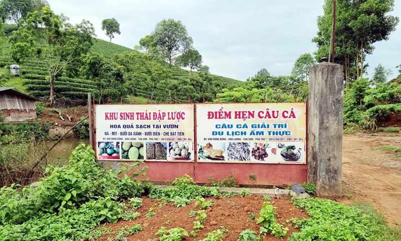 Tân Sơn (Phú Thọ): “Hô biến” mặt nước nuôi trồng thủy sản…thành khu du lịch sinh thái