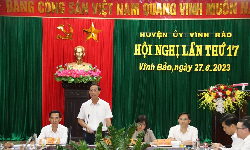 Vĩnh Bảo (Hải Phòng): Quyết tâm hoàn thành các chỉ tiêu về xây dựng nông thôn mới kiểu mẫu