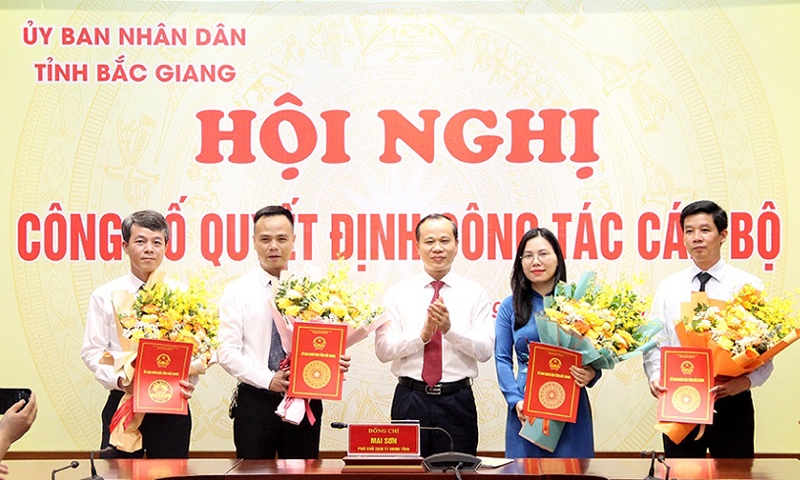 Sở Xây dựng Bắc Giang có tân Phó Giám đốc