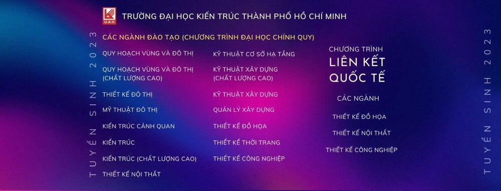 Đại học Kiến trúc Thành phố Hồ Chí Minh: Ngôi trường mơ ước của sinh viên ngành Kiến trúc