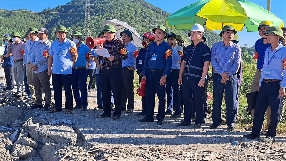 Nghệ An: Bảo vệ thi công cầu cạn Diễn Đoài trên Quốc lộ 48 vượt đường bộ cao tốc Bắc Nam