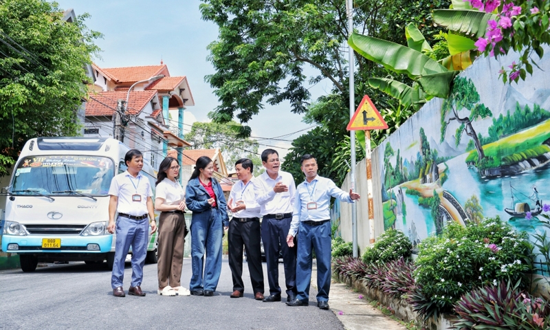 Sông Lô (Vĩnh Phúc): Đảm bảo đúng tiến độ xây dựng Làng văn hóa kiểu mẫu