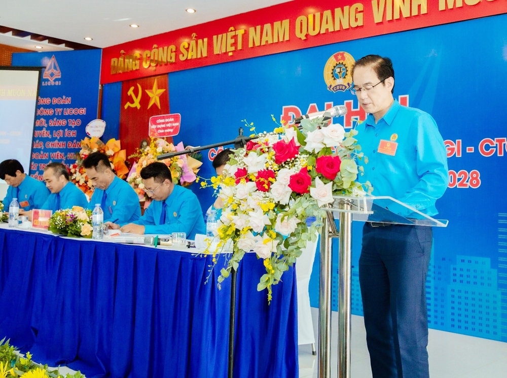 Đại hội Công đoàn Tổng Công ty LICOGI lần thứ VI, nhiệm kỳ 2023-2028 thành công tốt đẹp