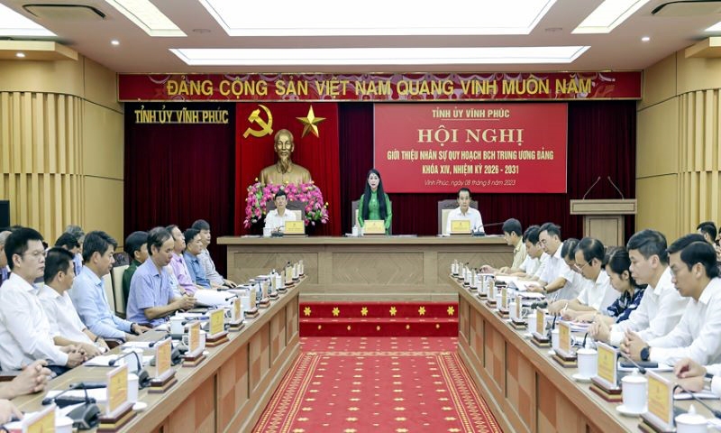 Vĩnh Phúc: Giới thiệu nhân sự quy hoạch Ban Chấp hành Trung ương Đảng khóa XIV