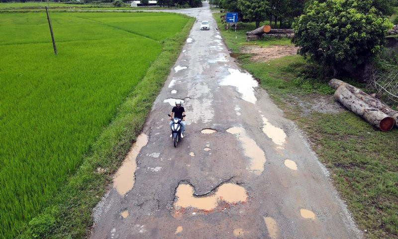 Can Lộc (Hà Tĩnh): Tuyến đường 8km xuống cấp nghiêm trọng