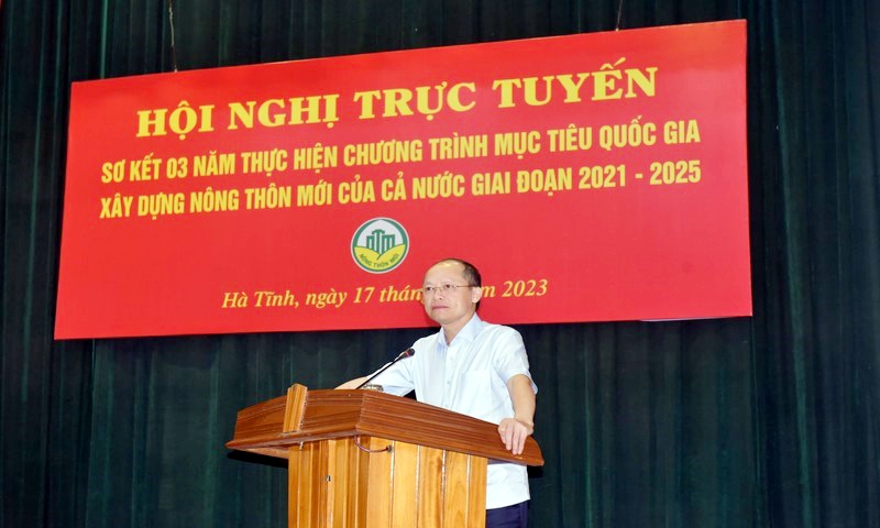 Hà Tĩnh: Phấn đấu đạt chuẩn tỉnh nông thôn mới là nhiệm vụ trọng tâm, xuyên suốt