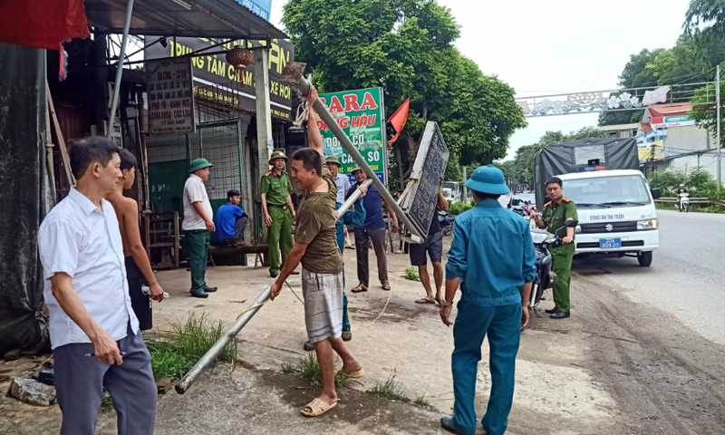 Phú Lương (Thái Nguyên): Giải toả hành lang an toàn giao thông, chỉnh trang đô thị