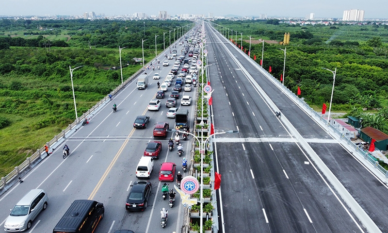 Những công trình hạ tầng trọng điểm tô điểm diện mạo Thủ đô