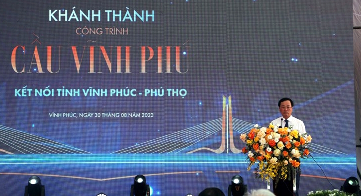 Khánh thành cầu Vĩnh Phú kết nối Vĩnh Phúc – Phú Thọ