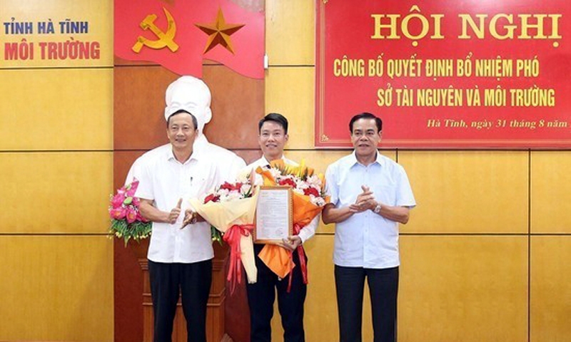 Hà Tĩnh: Sở Tài nguyên và Môi trường có tân Phó Giám đốc