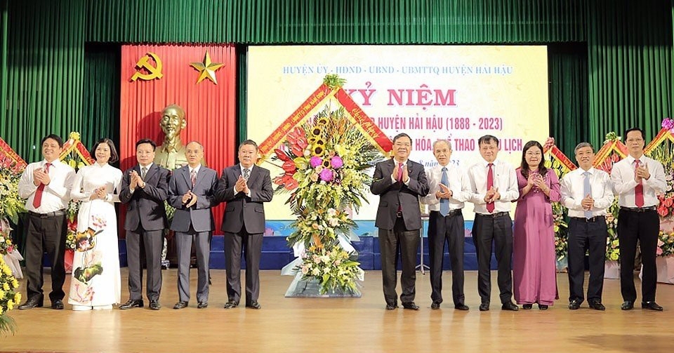 Hải Hậu (Nam Định): Kỷ niệm 135 ngày thành lập