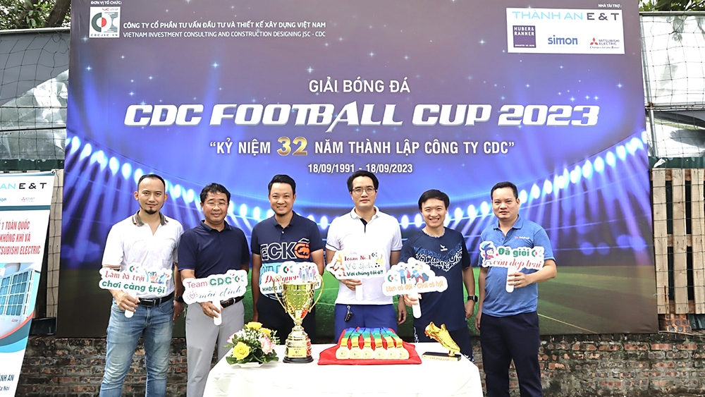 Sôi động Lễ khai mạc giải bóng đá CDC Football Cup 2023