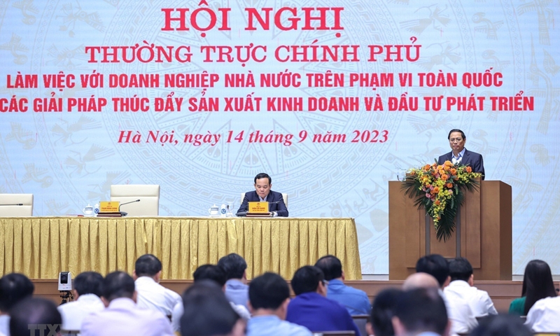 Hội nghị Thường trực Chính phủ với doanh nghiệp Nhà nước Toàn quốc