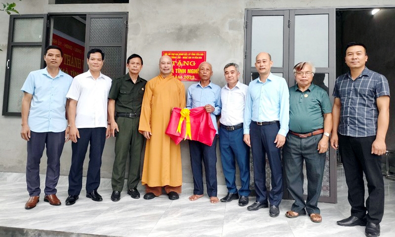 Yên Bái: Khánh thành, bàn giao nhà tình nghĩa cho cựu chiến binh