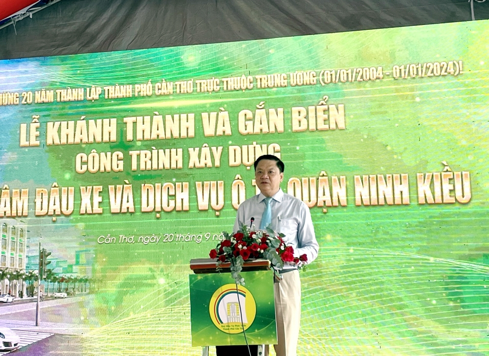 Cần Thơ: Chính thức đưa vào sử dụng Trung tâm Đậu xe và dịch vụ ôtô hơn 158 tỷ đồng