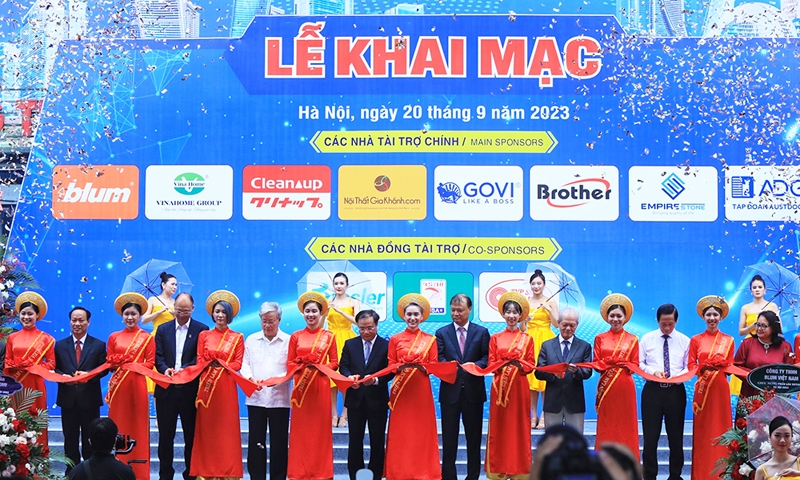 Sôi động khai mạc Triển lãm quốc tế Vietbuild Hà Nội 2023 lần 2