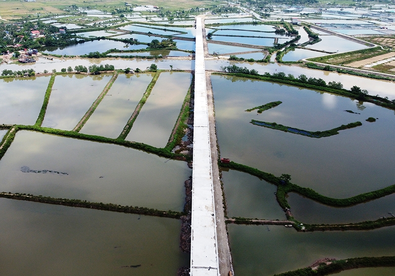 Thanh Hóa: Tuyến đường ven biển Nga Sơn – Hoằng Hóa đang được hình thành