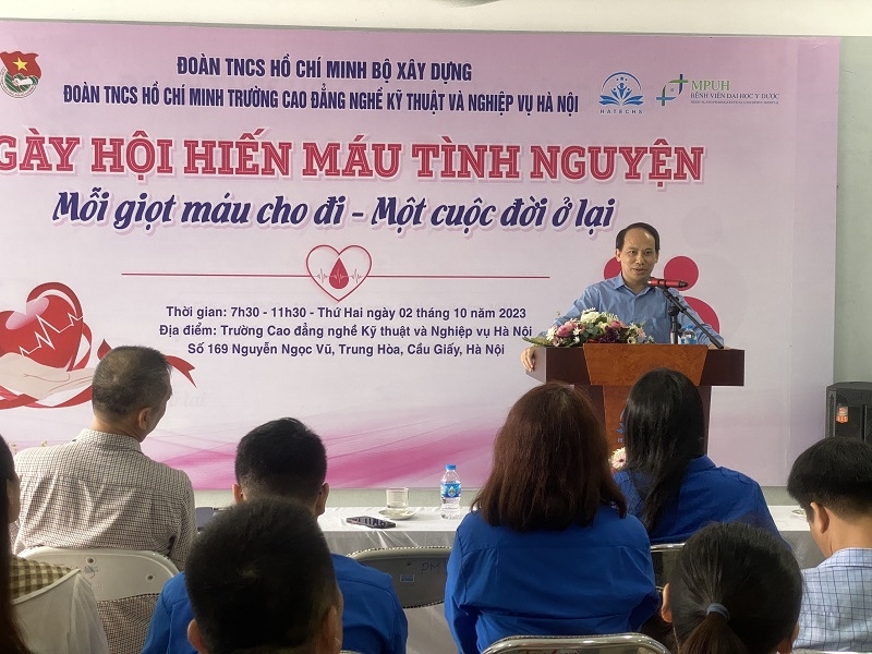 Đoàn Thanh niên Bộ Xây dựng triển khai Ngày hội hiến máu tình nguyện