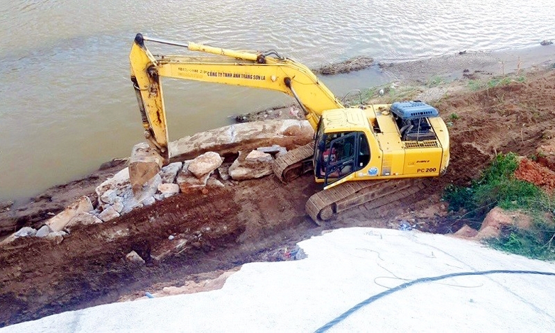 Sơn La: Phê duyệt dự án đầu tư xây dựng công trình kè chống sạt lở với mức đầu tư 110 tỷ đồng