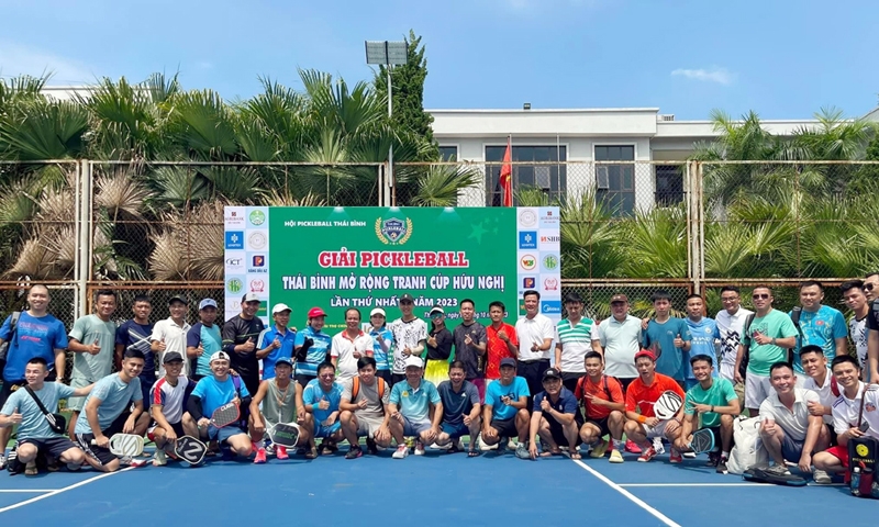 Giải Pickle Ball Thái Bình mở rộng 2023 được tổ chức chuyên nghiệp, thành công