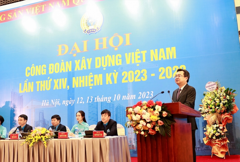 Công đoàn Xây dựng Việt Nam tổ chức Đại hội lần thứ XIV nhiệm kỳ 2023-2028